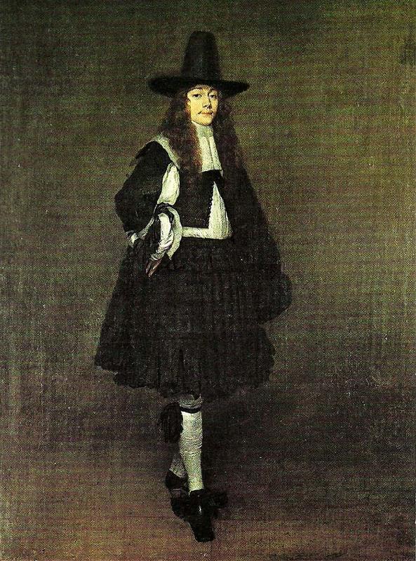 Gerard Ter Borch man in black, c oil painting picture